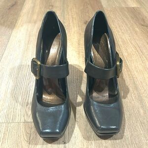 Jessica Simpson Buckle Heels